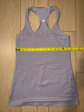 lululemon athletica Heather Lavender Racerback Tank Top
